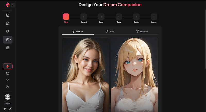 Erschaffe deine eigene KI-Freundin mit Dream Companion