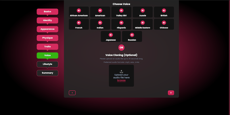 Secret Desires AI Voice